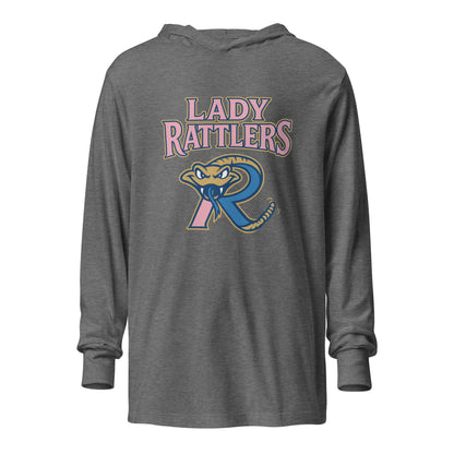 Performance | Hooded Long Sleeve T Shirt | Lady Rattlers | Rattlers Logo