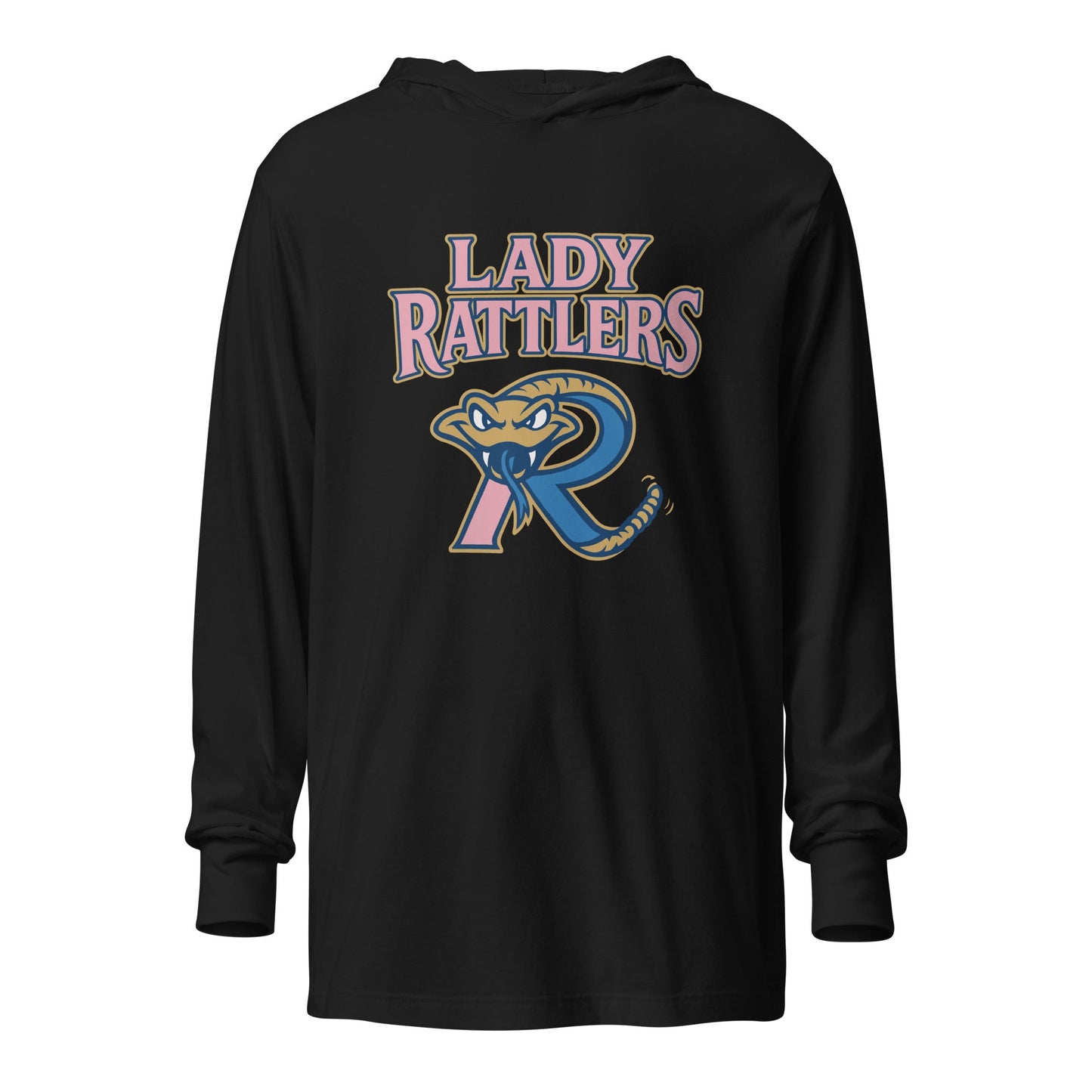 Performance | Hooded Long Sleeve T Shirt | Lady Rattlers | Rattlers Logo