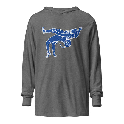Performance | Hooded Long Sleeve T Shirt | Lady Senators Wrestling | Wrestler Logo