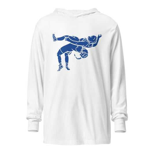 Performance | Hooded Long Sleeve T Shirt | Lady Senators Wrestling | Wrestler Logo