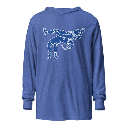 Performance | Hooded Long Sleeve T Shirt | Lady Senators Wrestling | Wrestler Logo