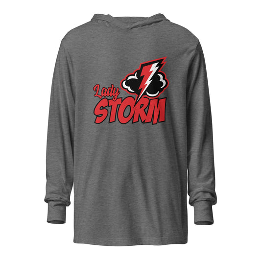 Performance | Hooded Long Sleeve T Shirt | Lady Storm