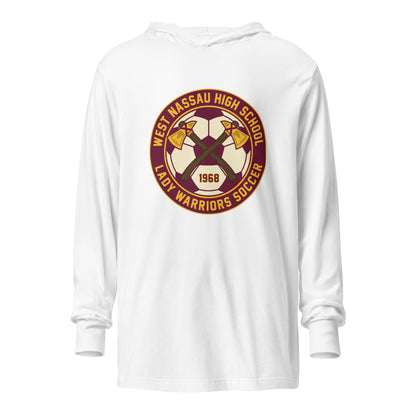 Performance | Hooded Long Sleeve T Shirt | Lady Warrior Soccer Booster Club | Lady Warriors Logo