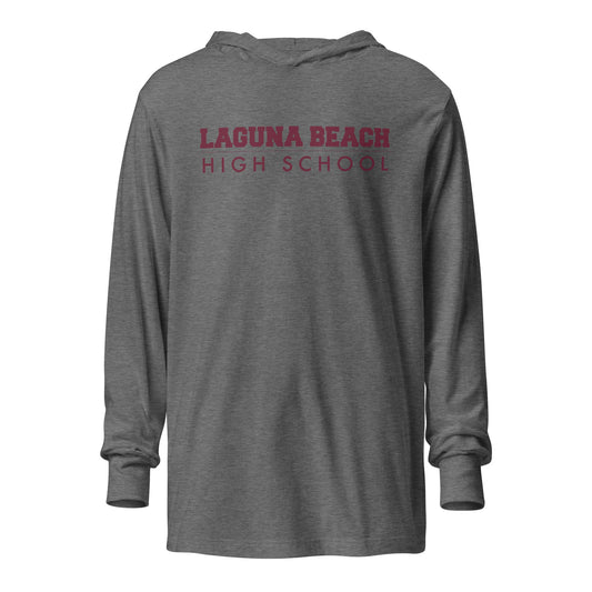 Performance | Hooded Long Sleeve T Shirt | Laguna Beach High School Wrestling | Alt Logo