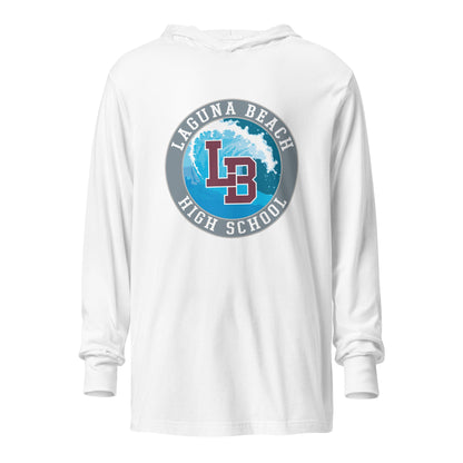 Performance | Hooded Long Sleeve T Shirt | Laguna Beach High School Wrestling | Wave Logo