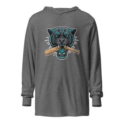 Performance | Hooded Long Sleeve T Shirt | Lake-Erie Panthers | Crest Logo