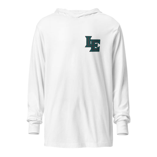 Performance | Hooded Long Sleeve T Shirt | Lake-Erie Panthers | Lettermark Logo