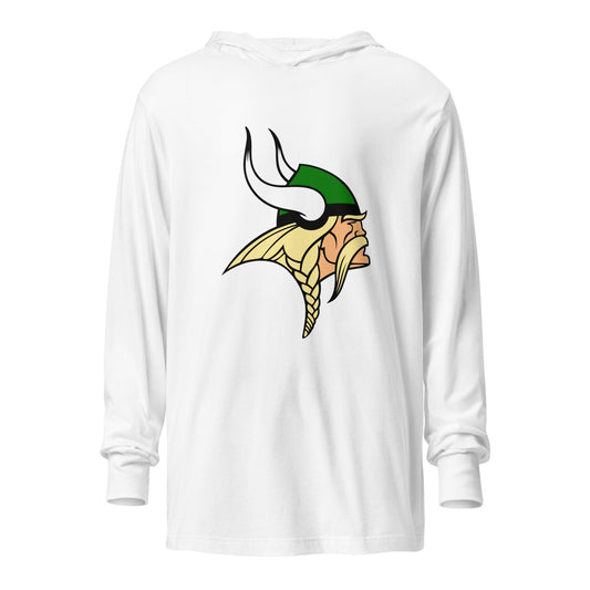Performance | Hooded Long Sleeve T Shirt | Langley High School Girls Varsity Lacrosse | Crest Logo