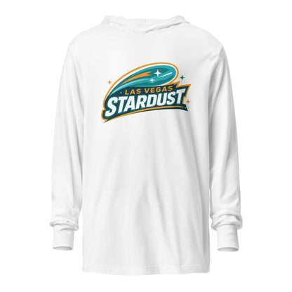 Performance | Hooded Long Sleeve T Shirt | Las Vegas Stardust | Galactic Glide Logo