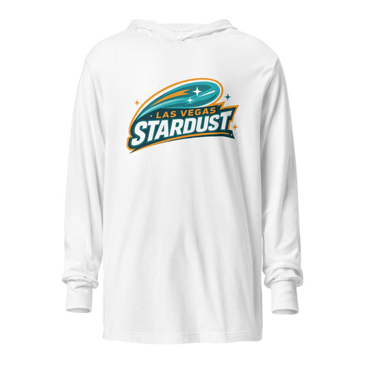 Performance | Hooded Long Sleeve T Shirt | Las Vegas Stardust | Galactic Glide Logo