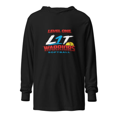 Performance | Hooded Long Sleeve T Shirt | Level One Warriors