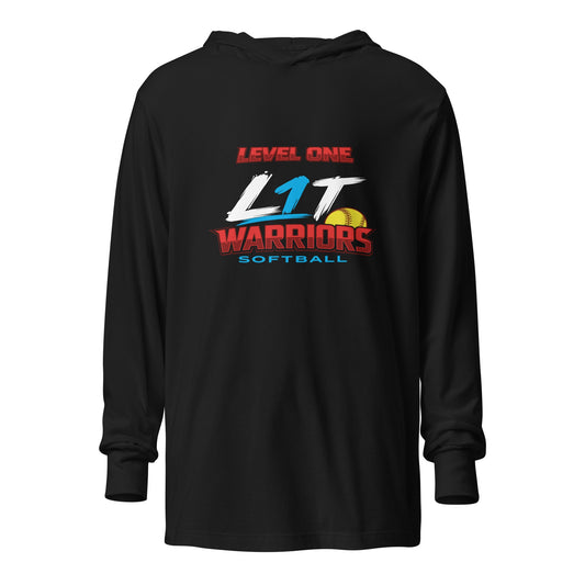 Performance | Hooded Long Sleeve T Shirt | Level One Warriors
