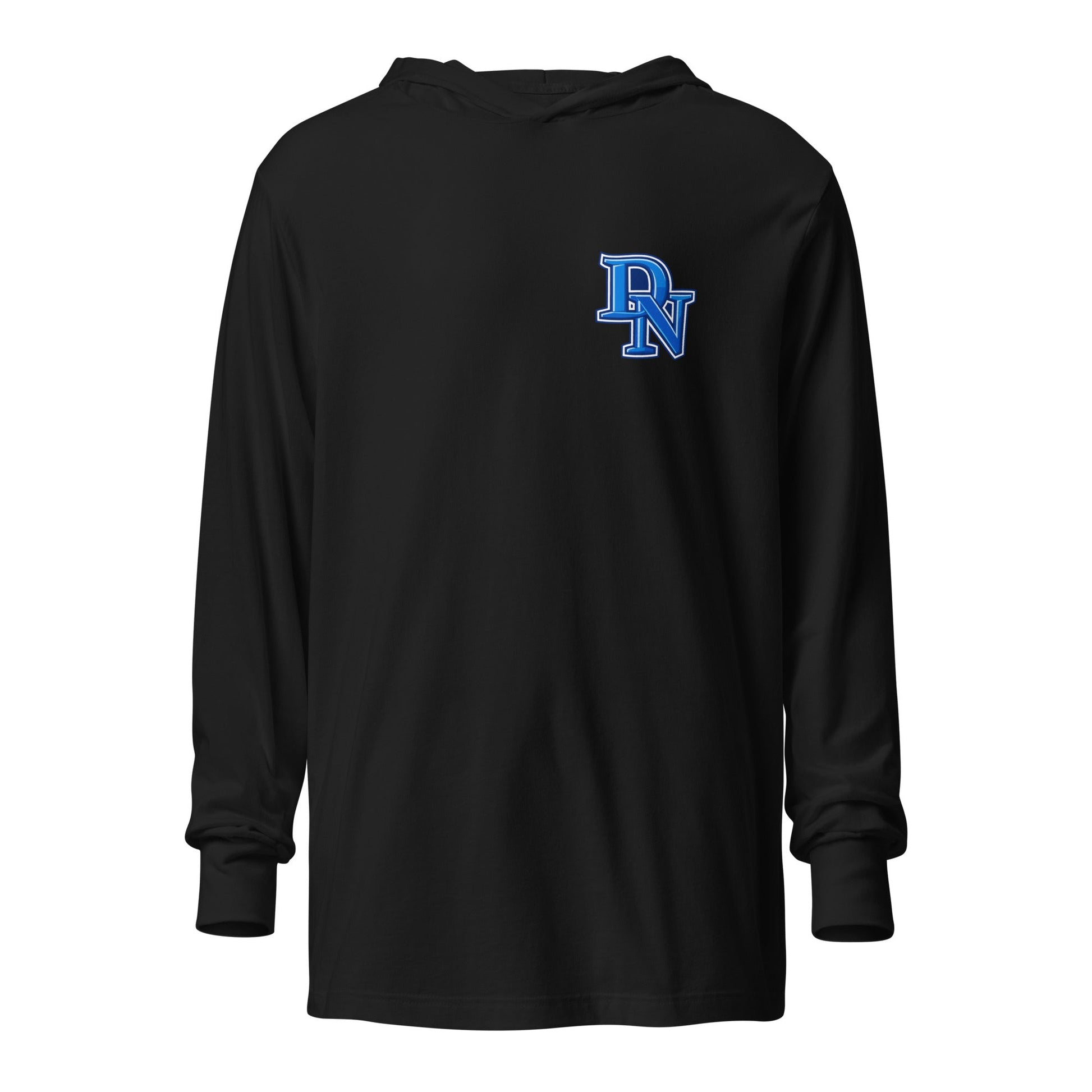 Performance | Hooded Long Sleeve T Shirt | LI Dodgers Nation | Mark Logo