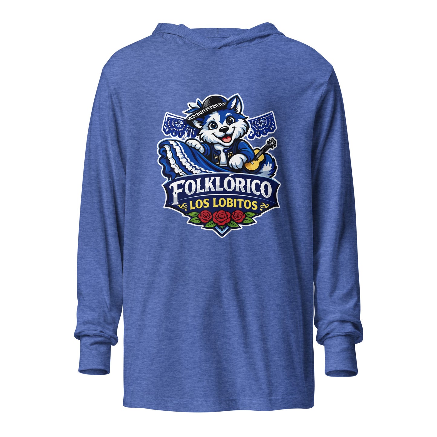 Performance | Hooded Long Sleeve T Shirt | Los Lobitos | Los Lobitos Logo