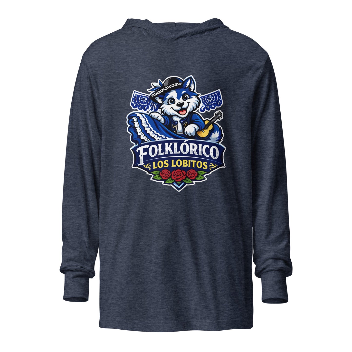 Performance | Hooded Long Sleeve T Shirt | Los Lobitos | Los Lobitos Logo