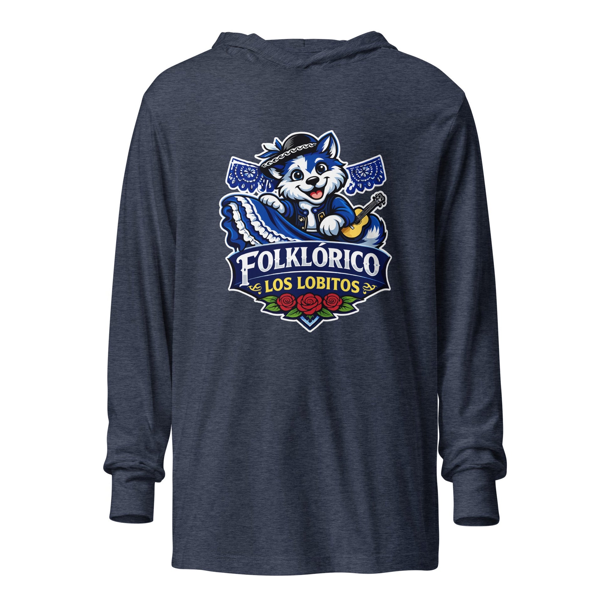 Performance | Hooded Long Sleeve T Shirt | Los Lobitos | Los Lobitos Logo