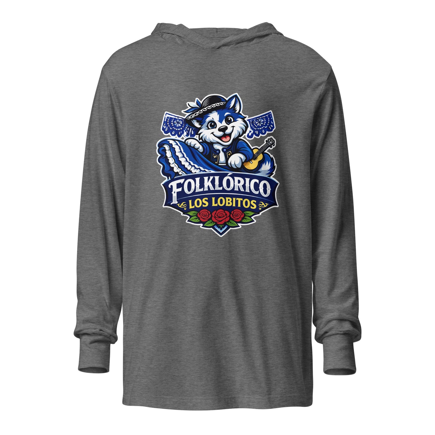 Performance | Hooded Long Sleeve T Shirt | Los Lobitos | Los Lobitos Logo