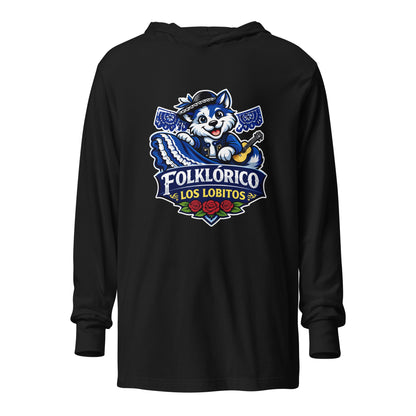 Performance | Hooded Long Sleeve T Shirt | Los Lobitos | Los Lobitos Logo