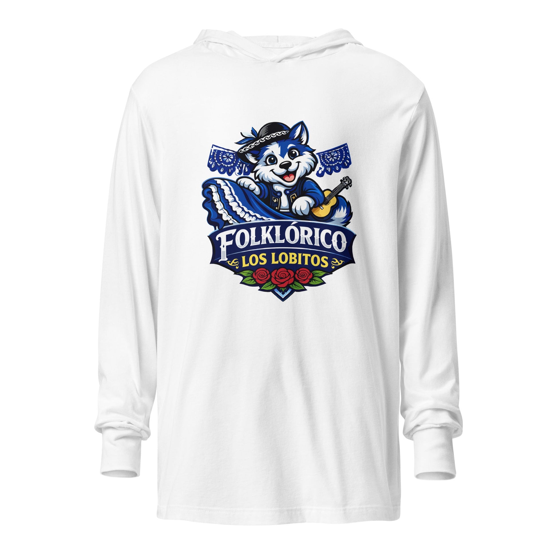 Performance | Hooded Long Sleeve T Shirt | Los Lobitos | Los Lobitos Logo