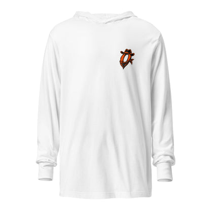 Performance | Hooded Long Sleeve T Shirt | Louisiana Outlaws | Crest Logo