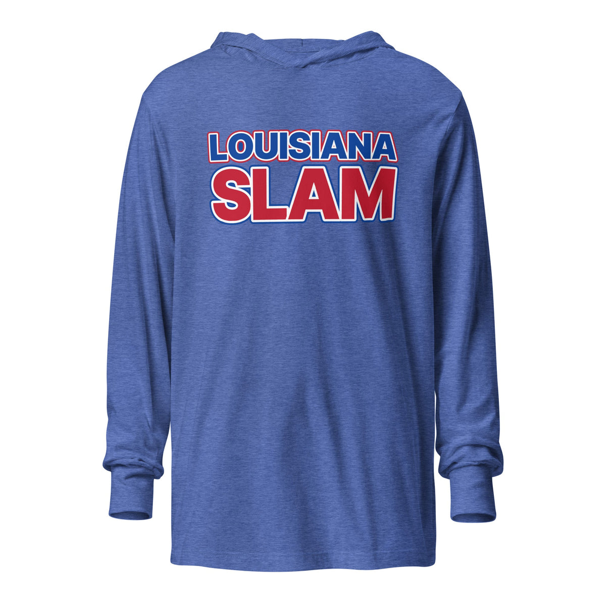 Performance | Hooded Long Sleeve T Shirt | Louisiana Slam Baseball | Lettermark Alt Logo