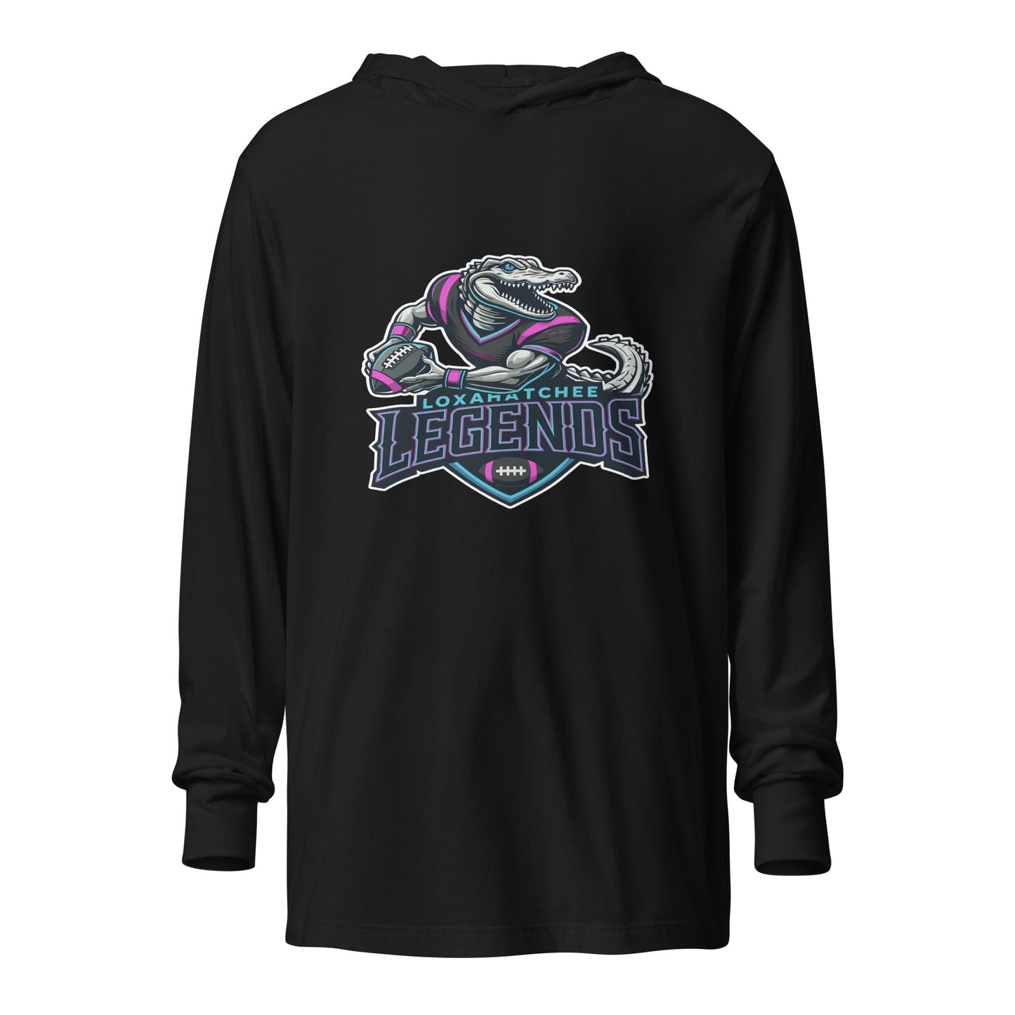 Performance | Hooded Long Sleeve T Shirt | Lox Legends | Gator Logo