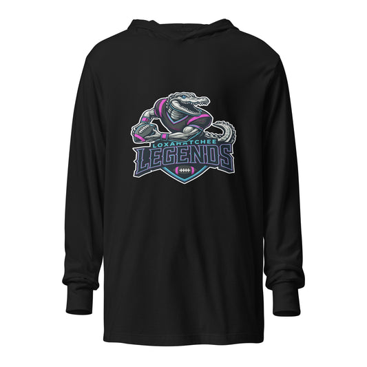 Performance | Hooded Long Sleeve T Shirt | Lox Legends | Gator Logo