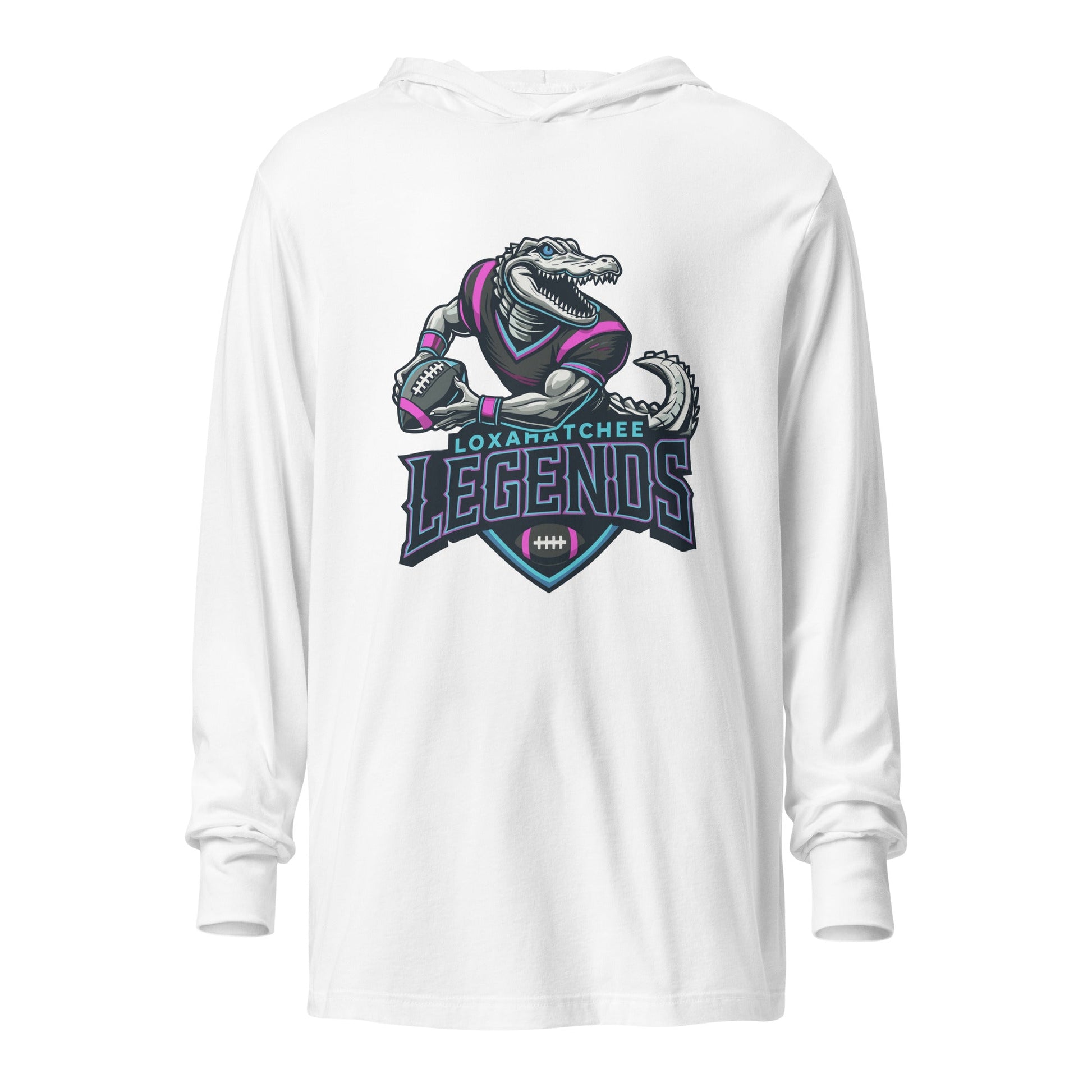 Performance | Hooded Long Sleeve T Shirt | Lox Legends | Gator Logo