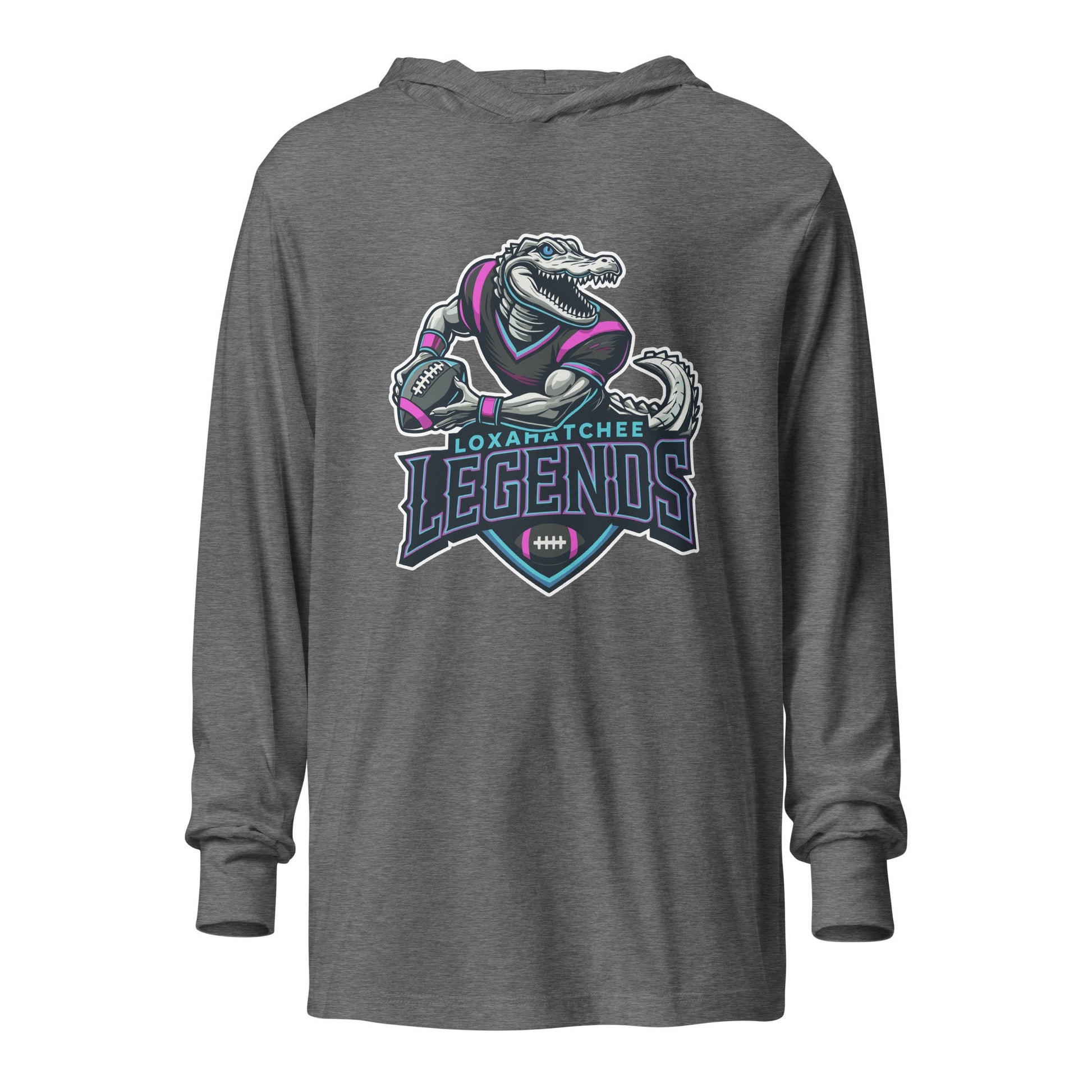 Performance | Hooded Long Sleeve T Shirt | Lox Legends | Gator Logo