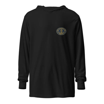 Performance | Hooded Long Sleeve T Shirt | LPK NJROTC | Emblem Logo