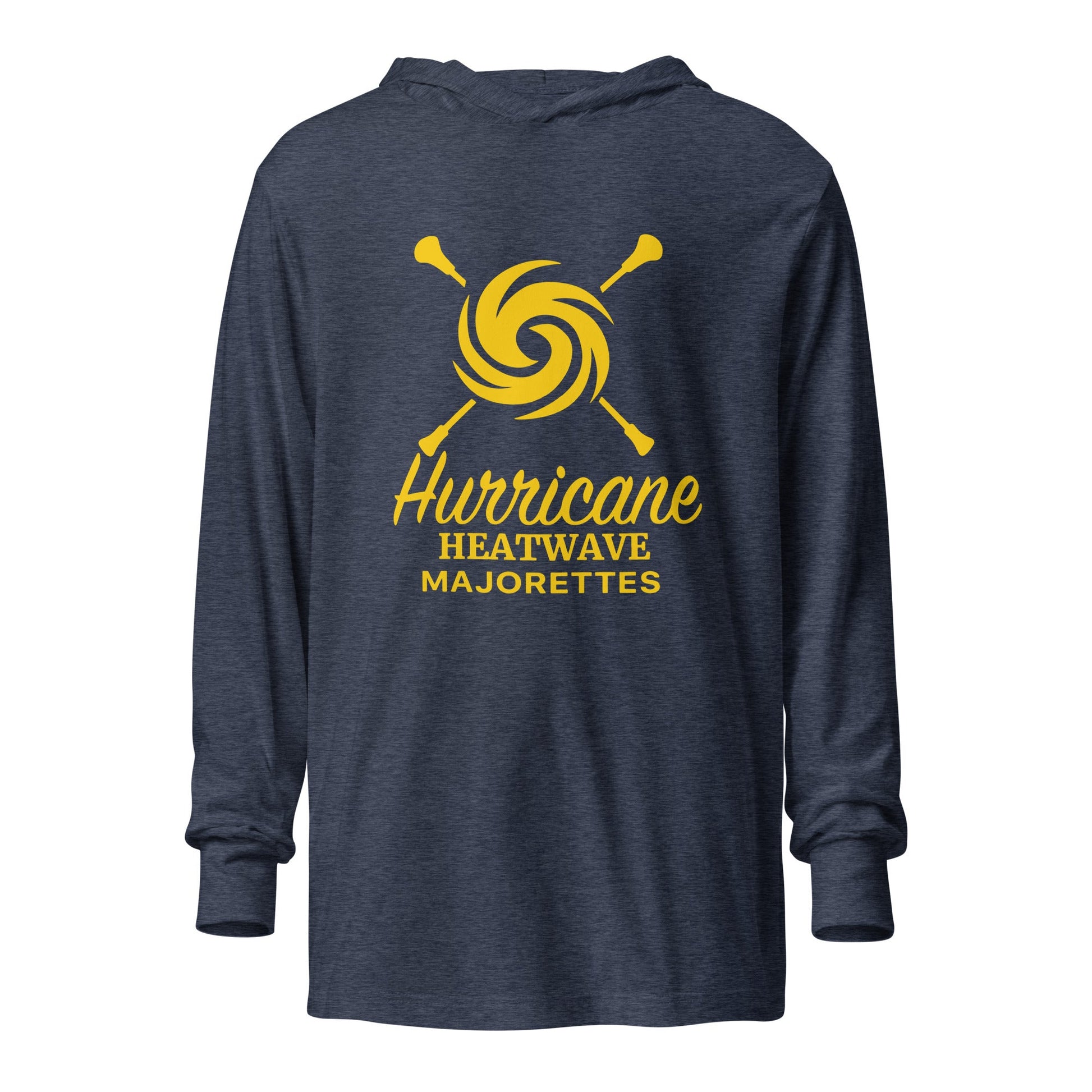 Performance | Hooded Long Sleeve T Shirt | LWH Heatwave Majorettes | Alt 1 Logo
