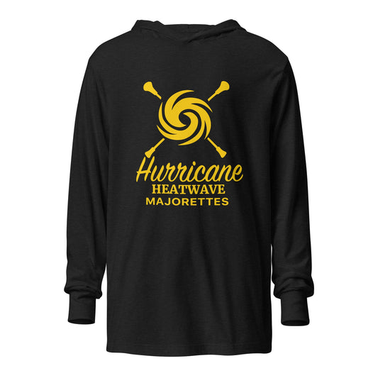 Performance | Hooded Long Sleeve T Shirt | LWH Heatwave Majorettes | Alt 1 Logo