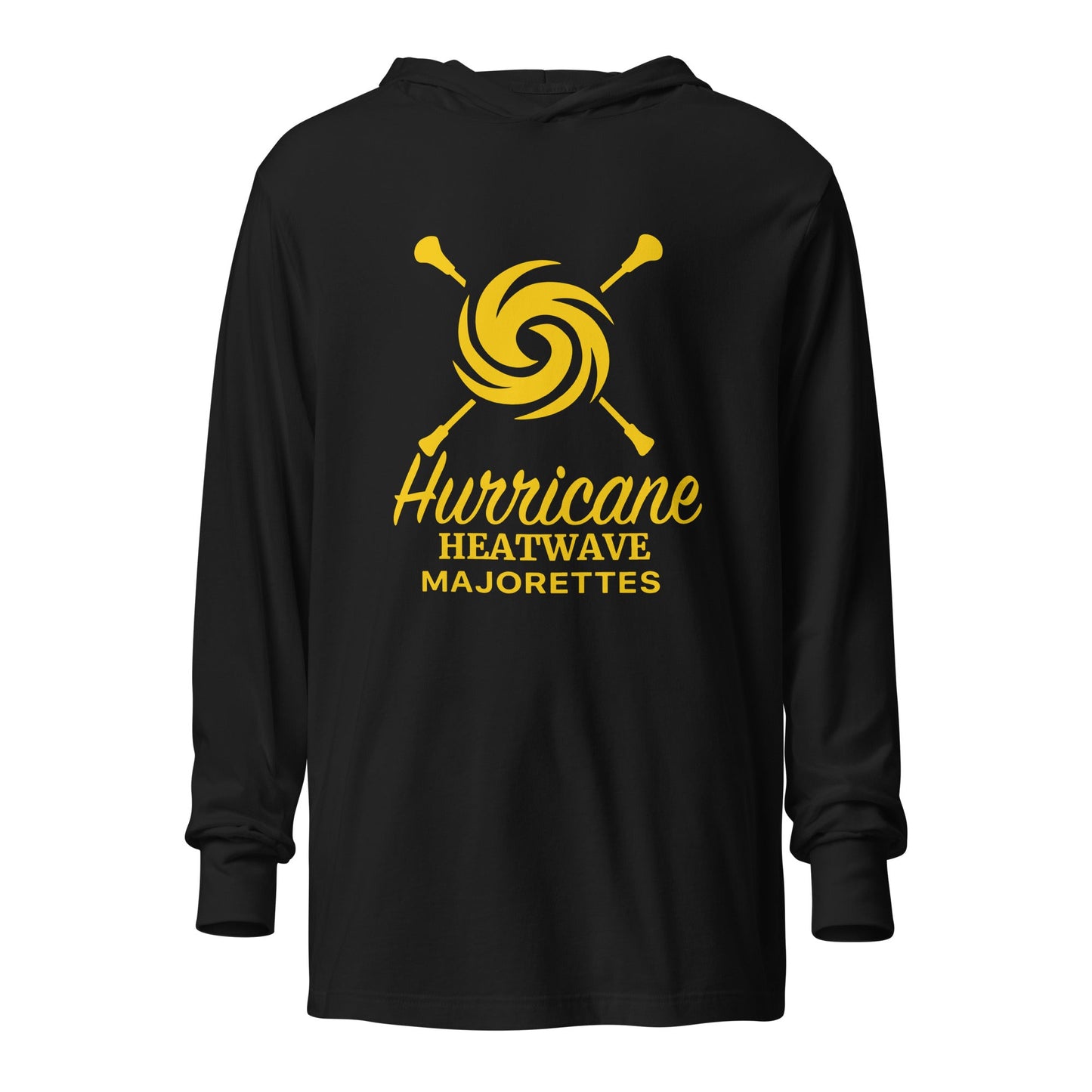 Performance | Hooded Long Sleeve T Shirt | LWH Heatwave Majorettes | Alt 1 Logo