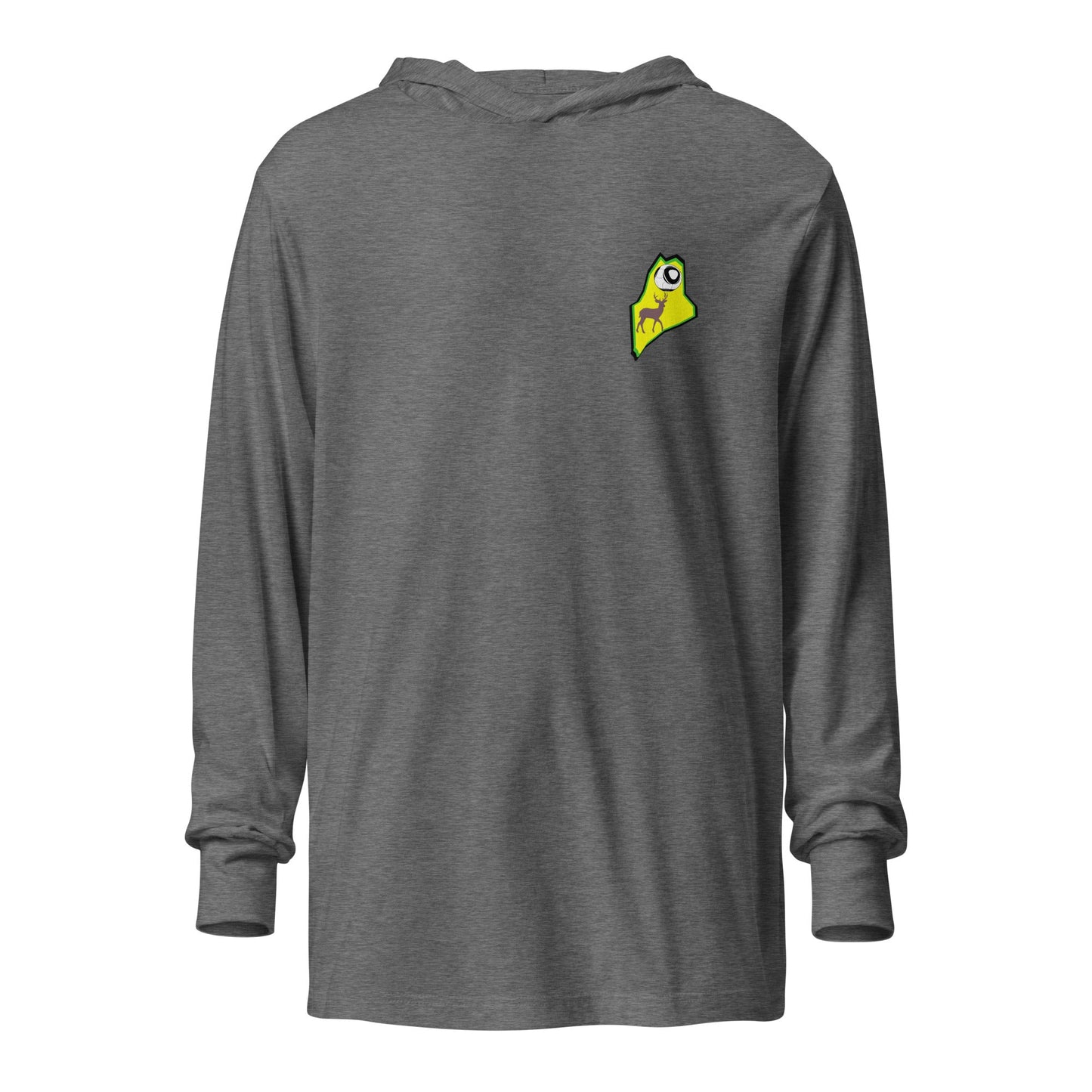 Performance | Hooded Long Sleeve T Shirt | Maine Soccer Development | Pocket Logo