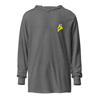 Performance | Hooded Long Sleeve T Shirt | Maine Soccer Development | Pocket Logo