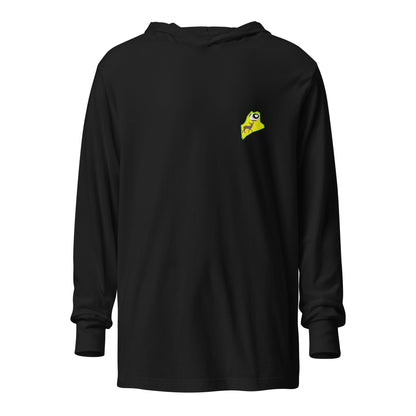 Performance | Hooded Long Sleeve T Shirt | Maine Soccer Development | Pocket Logo