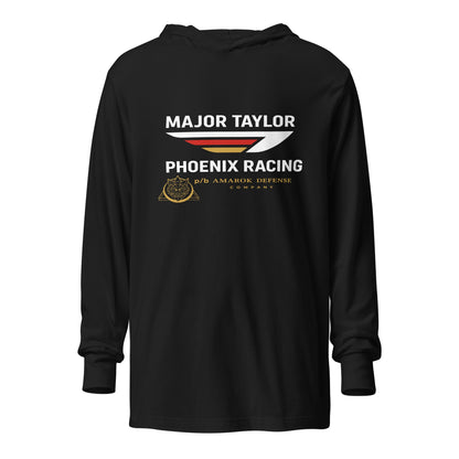 Performance | Hooded Long Sleeve T Shirt | Major Taylor Phoenix Racing p/b Amarok Defense Company