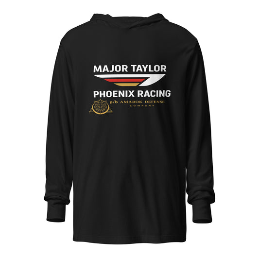 Performance | Hooded Long Sleeve T Shirt | Major Taylor Phoenix Racing p/b Amarok Defense Company
