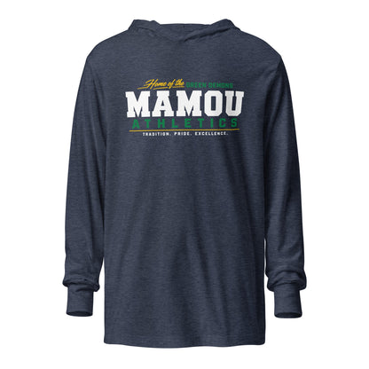 Performance | Hooded Long Sleeve T Shirt | Mamou High School | Modern Script Logo
