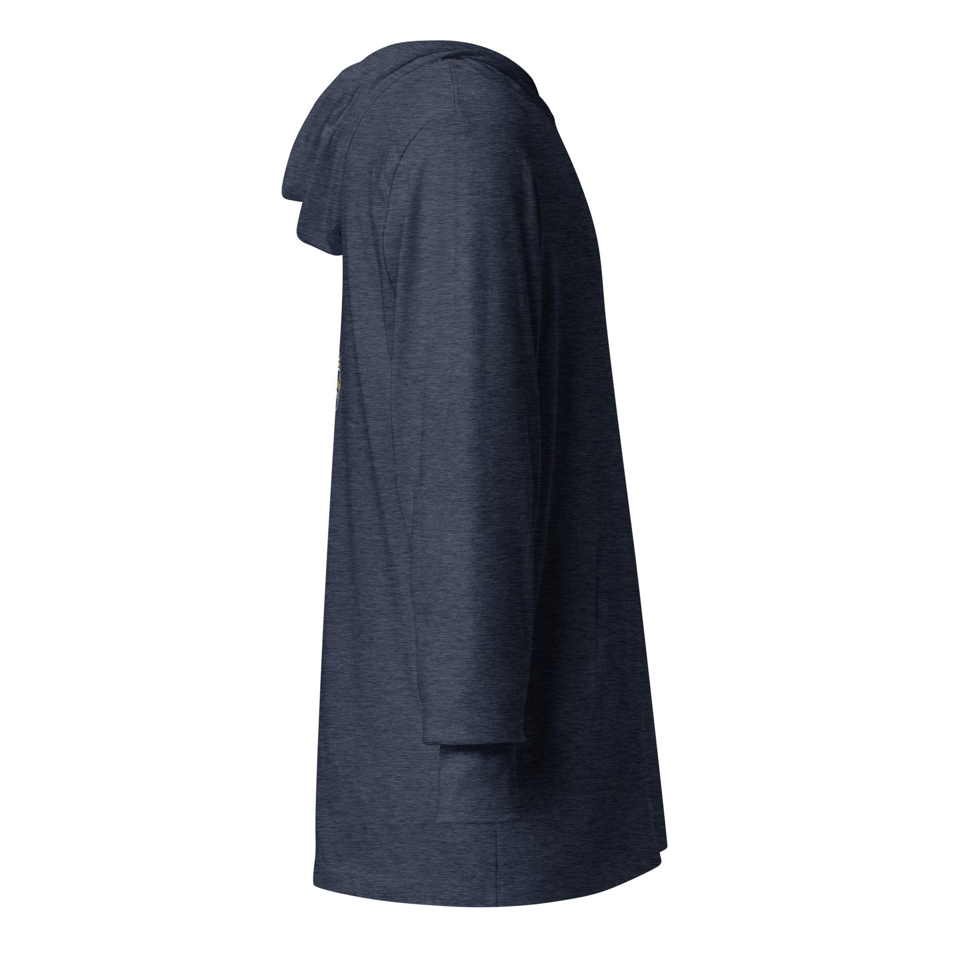 Performance | Hooded Long Sleeve T Shirt | Marquette University Women's Hockey | MU Mark Backprint Logo