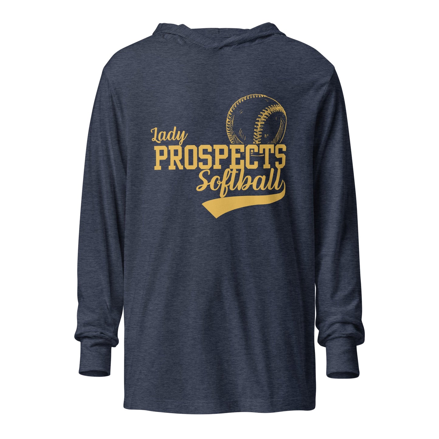 Performance | Hooded Long Sleeve T Shirt | Marucci Prospects | Emblem Logo
