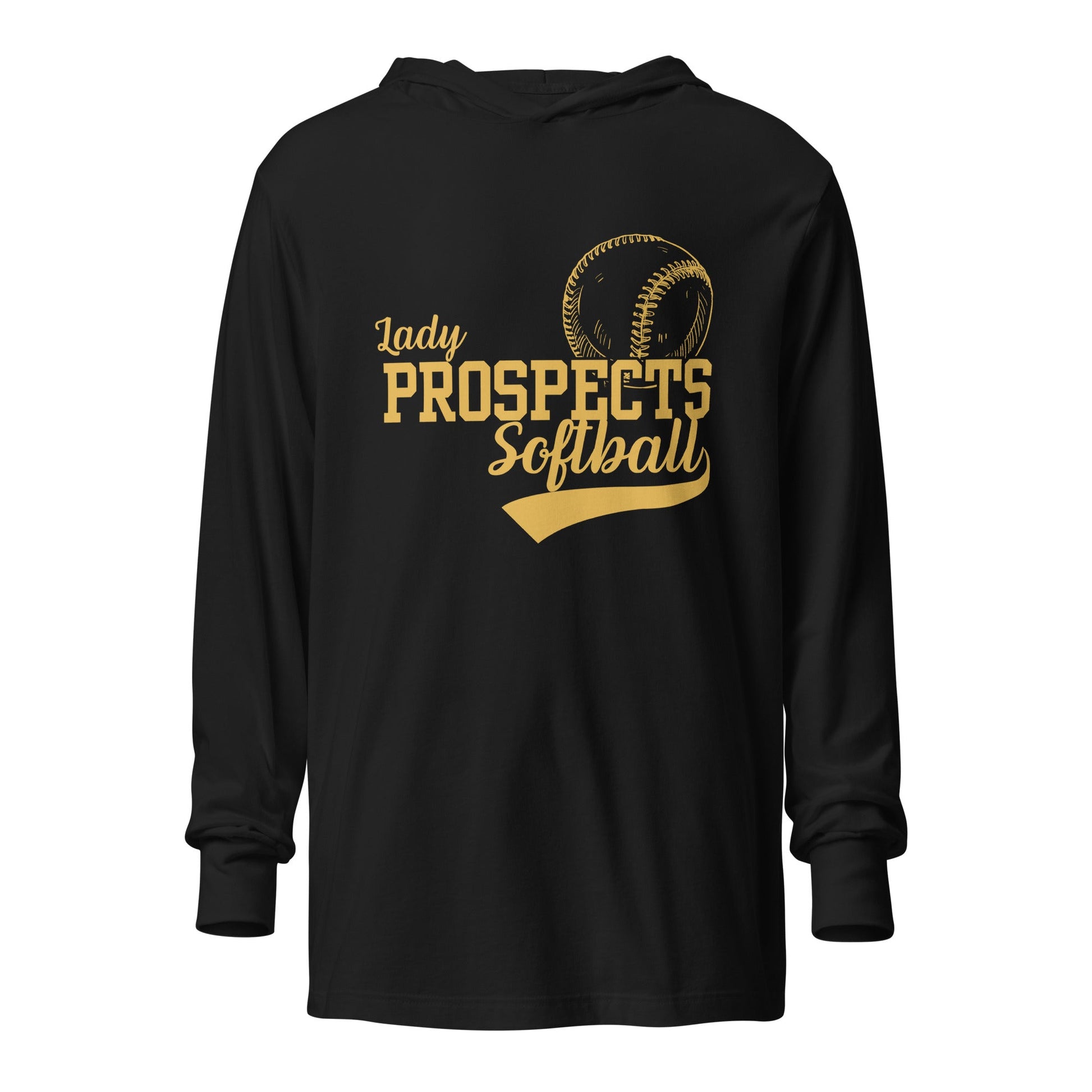 Performance | Hooded Long Sleeve T Shirt | Marucci Prospects | Emblem Logo