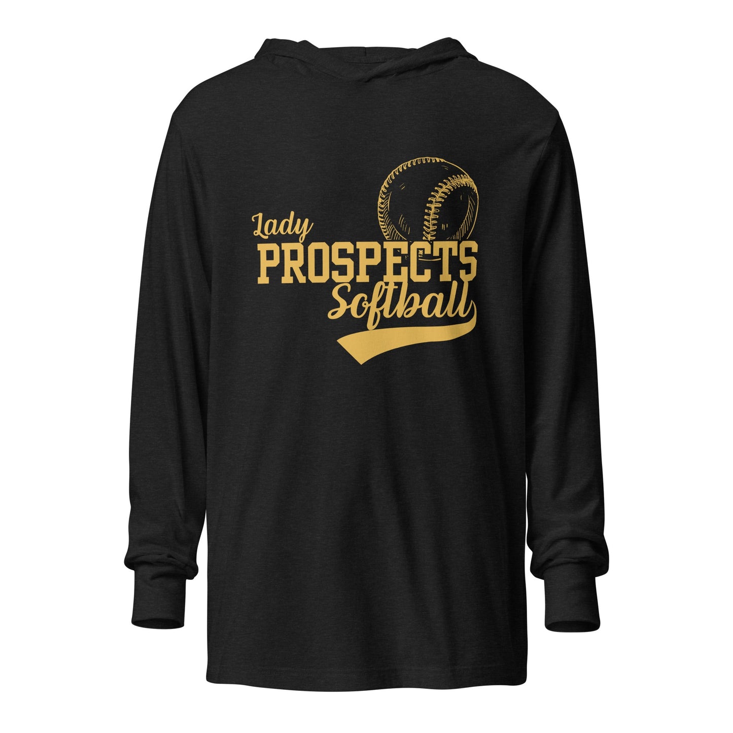 Performance | Hooded Long Sleeve T Shirt | Marucci Prospects | Emblem Logo