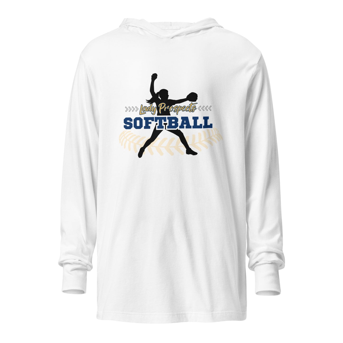 Performance | Hooded Long Sleeve T Shirt | Marucci Prospects | Fastpitch Crest Logo