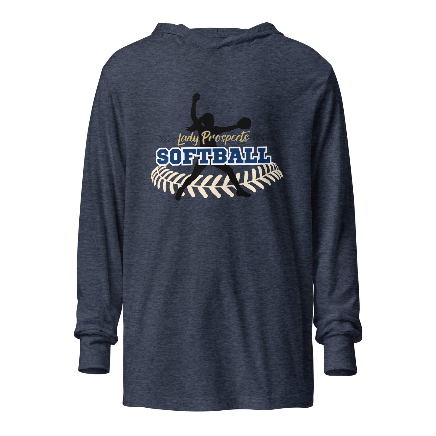 Performance | Hooded Long Sleeve T Shirt | Marucci Prospects | Fastpitch Crest Logo