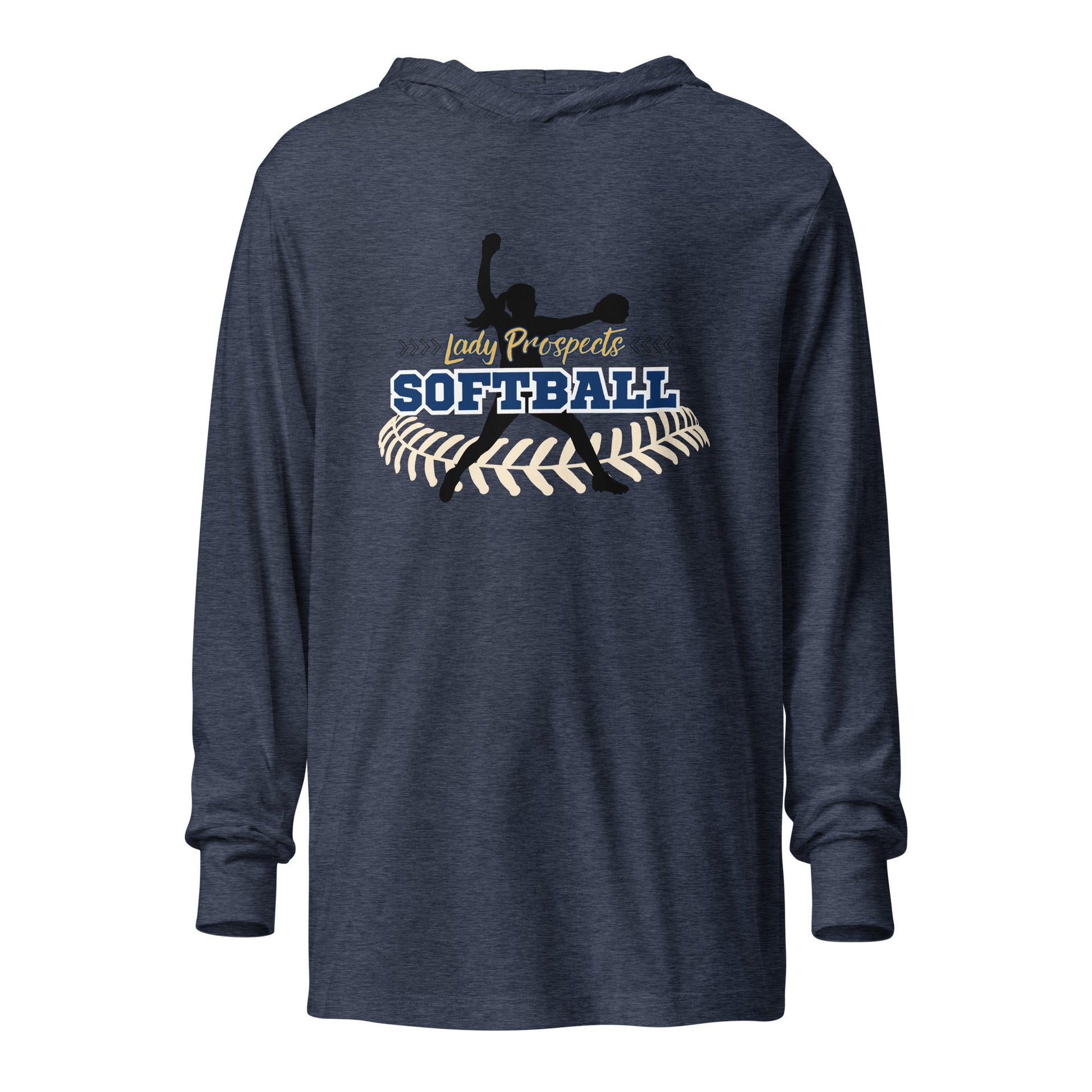 Performance | Hooded Long Sleeve T Shirt | Marucci Prospects | Fastpitch Crest Logo