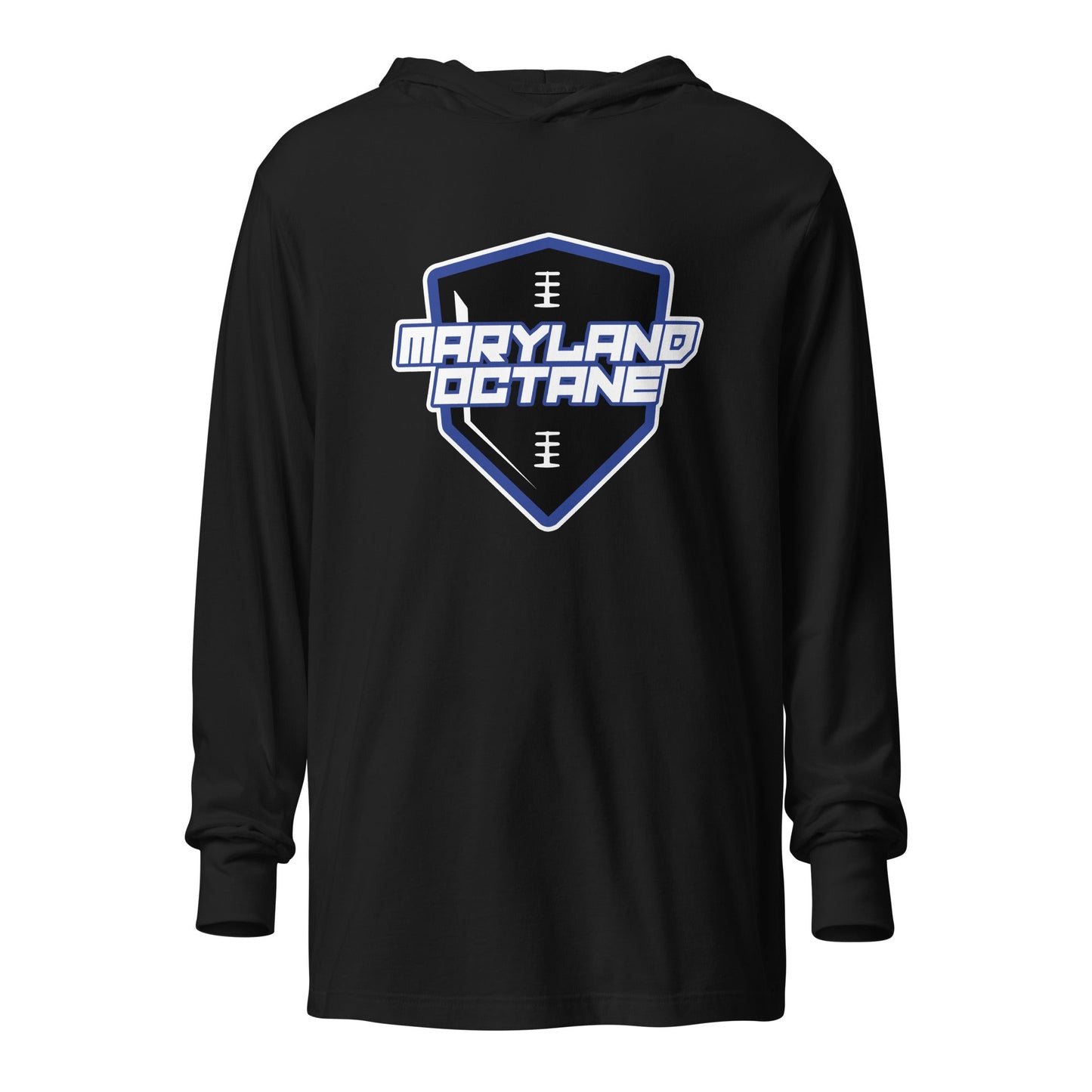 Performance | Hooded Long Sleeve T Shirt | Maryland 97 Octane | Shield Logo