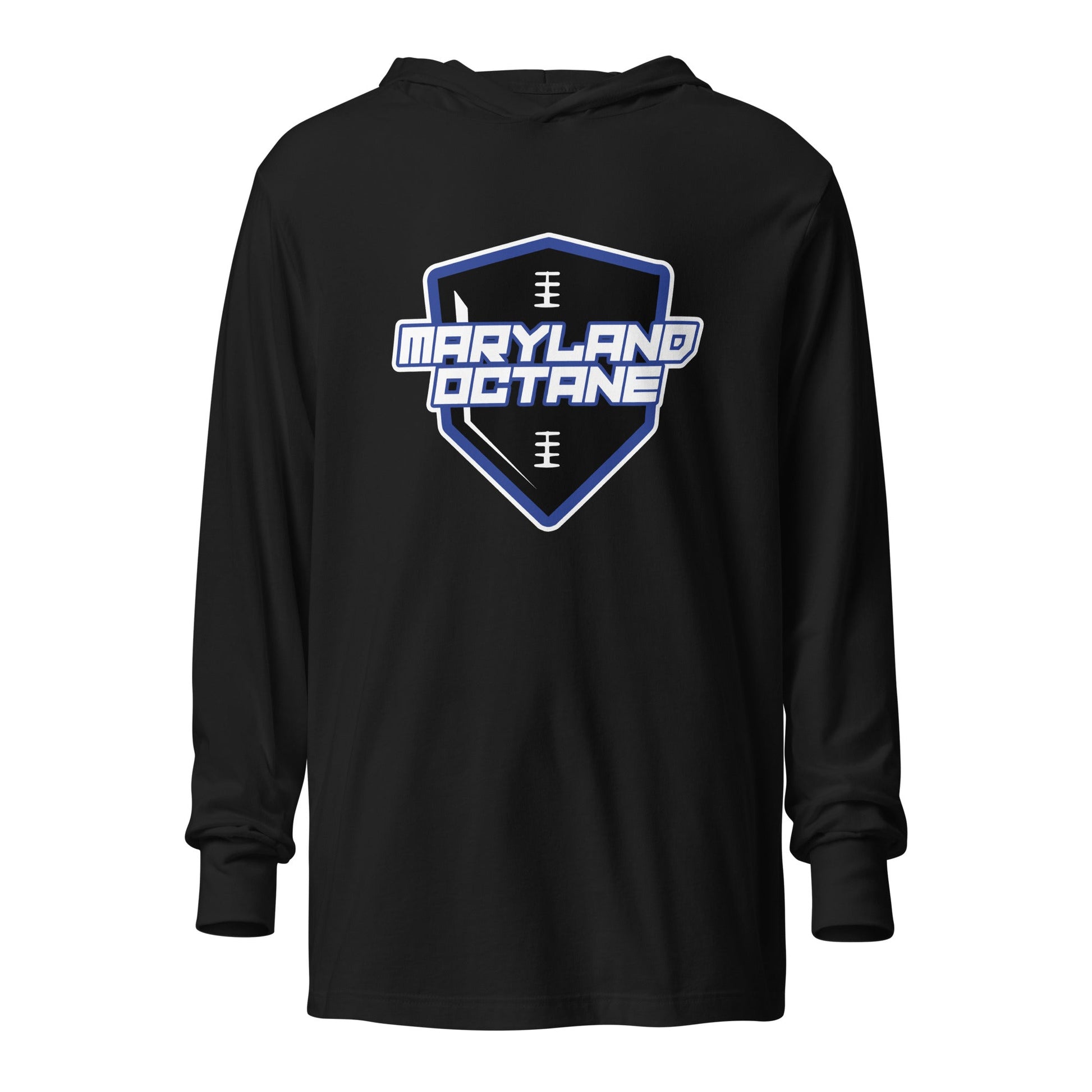 Performance | Hooded Long Sleeve T Shirt | Maryland 97 Octane | Shield Logo