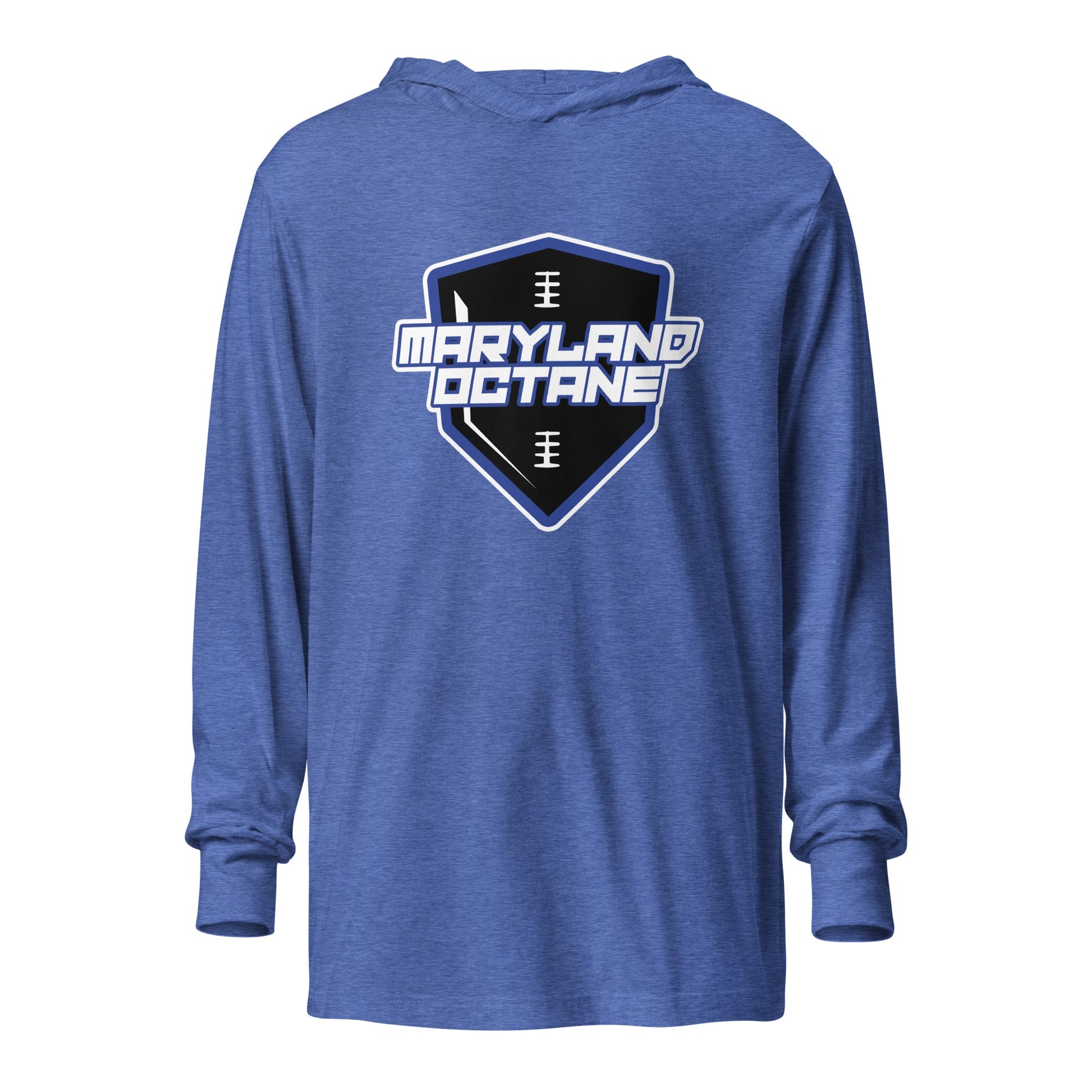 Performance | Hooded Long Sleeve T Shirt | Maryland 97 Octane | Shield Logo