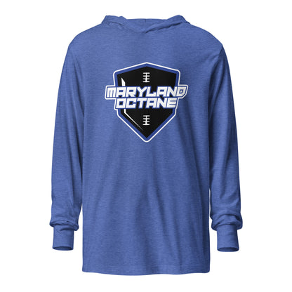 Performance | Hooded Long Sleeve T Shirt | Maryland 97 Octane | Shield Logo